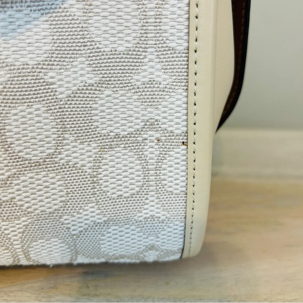 Coach Signature Jacquard Rogue 25 in Chalk/Ivory, NWT! - Picture 3 of 16